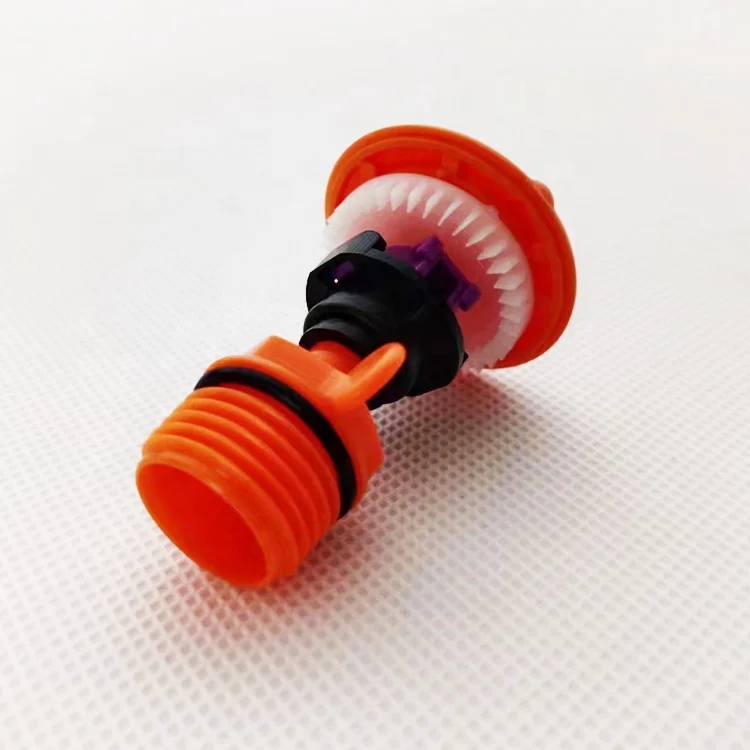 360 Degree Rotation Spray Nozzle 1/2 Inch Male Thread Oscillating Plastic Water Sprinkler For Garden Irrigation System