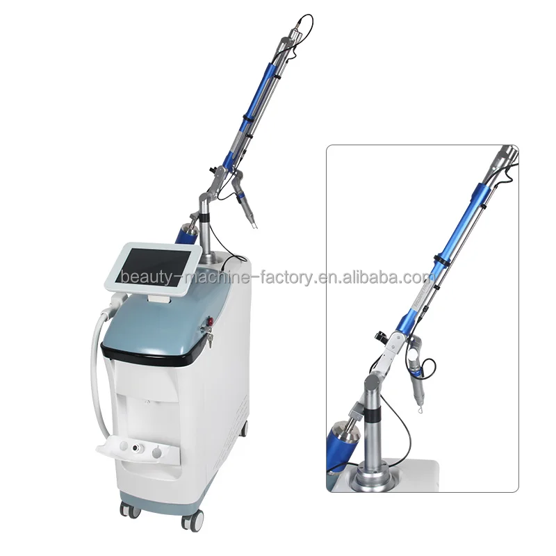 Тройной 3 Длина волны лазера пикосекунды с примесью неодима с модулятором добротности корки углерода 808 диод лазерная эпиляция YAG лазер nd yag машина для лазерного удаления татуировок