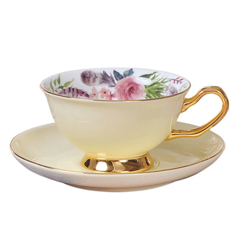 Superior Porcelain afternoon tea cup cups sets Ceramic Tableware Dinnerware Sets