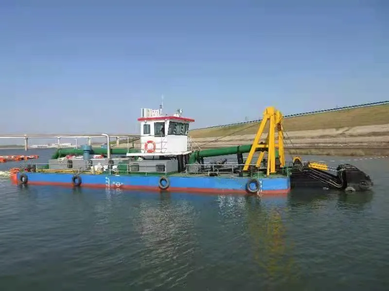River sand Small sand drag suction dredger low price good quality