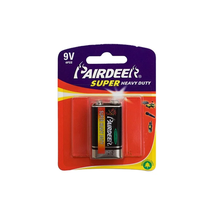 OEM pairdeer golden power plus батареи повышенной прочности 6lr61 и 6f22