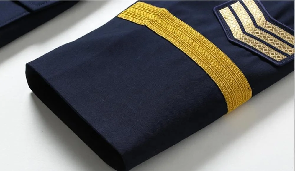 In Stock Fast Dispatch Navy Blue Twill Safety official Guard Officer Security Uniforms