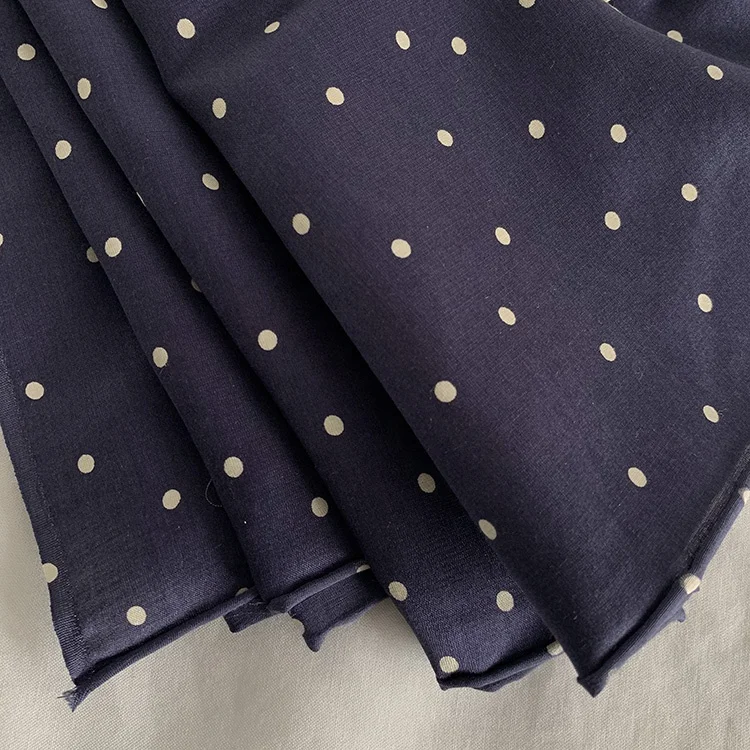 
Chinese Cotton Silk Fabric Silk Cotton Blend Fabric for Women Clothes 