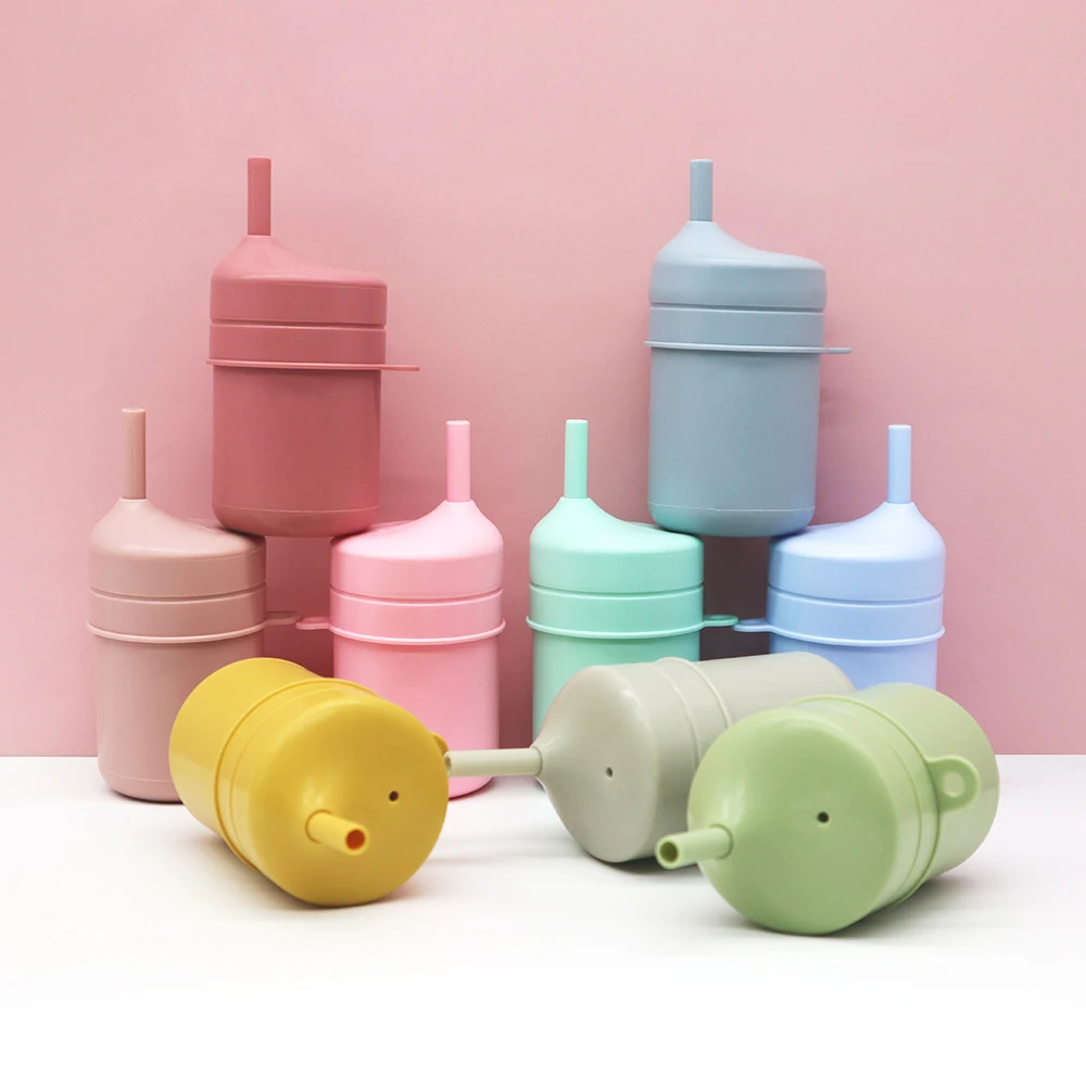 Factory Custom Spill Proof Sublimation Kids Travel Snack Catcher Container Collapsible Baby Silicone Snack Cup