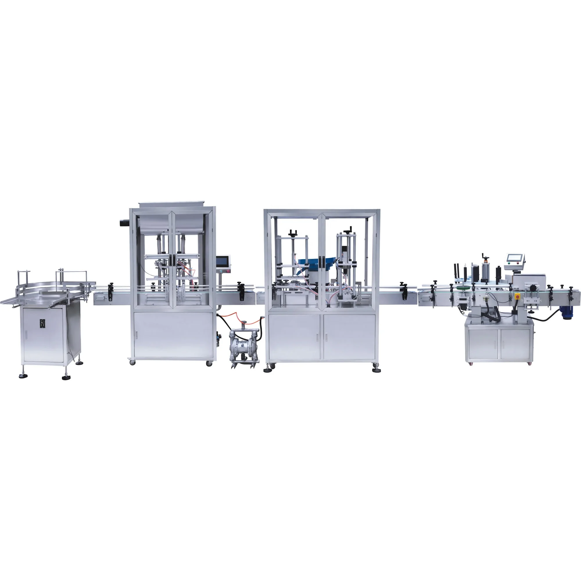 Full auto high quality sauce glass bottle filling packing machine equipment production line