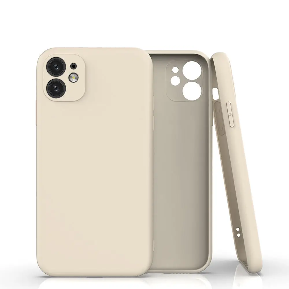 
Matte Soft TPU Silicone Shockproof Phone Cover for iPhone 11 12 Pro Max Case 