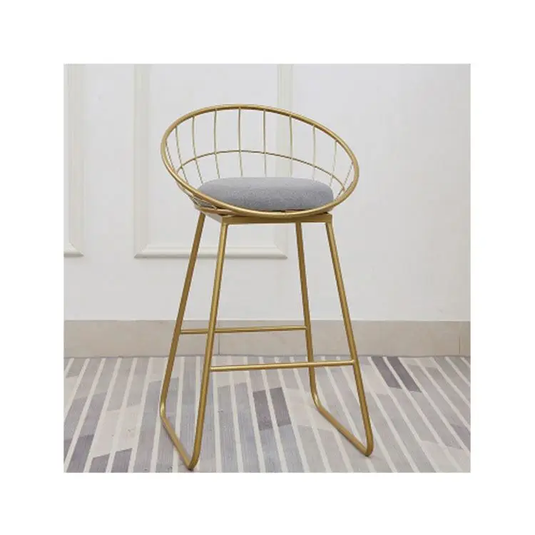 
Wholesale New Designer Bistro Vintage Wrought Iron Restaurant Bar Chair 