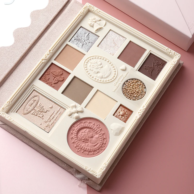 Popular cosmetic grade private label multicolor luxury mini eyeshadow palette high pigmented Butterfly eyeshadow palette