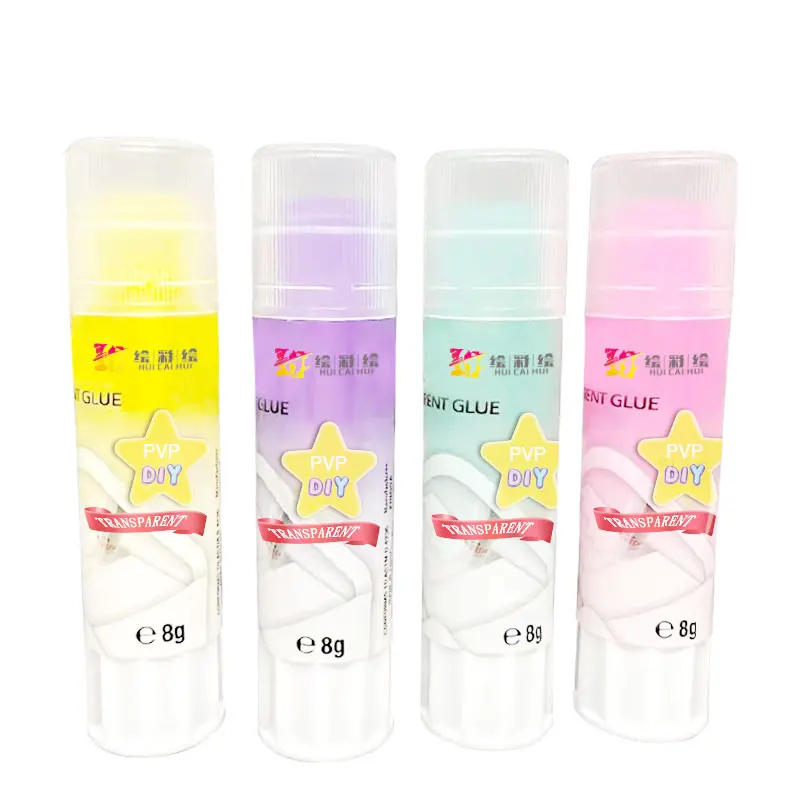 
Hot Selling Non Toxic PVP Transparent Glue stick for Kid 