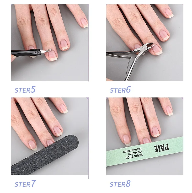 Manicure Tool Set, Nail Care Set Softener Top Coat Base Coat Cuticle Oil With Nipper, Nail File