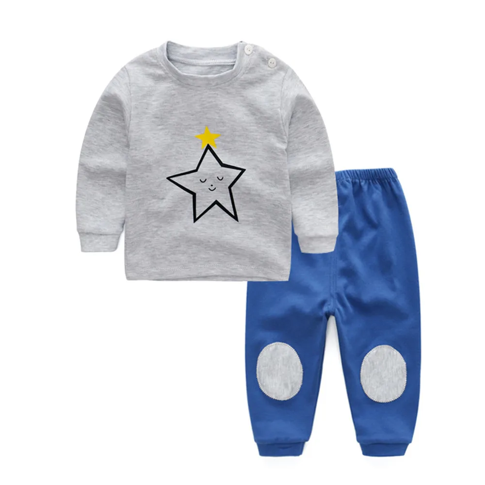 
What&why Hot Sale Little Girls Boys Holiday Pyjamas Clothing Set Sleepwear Baby Pajamas 