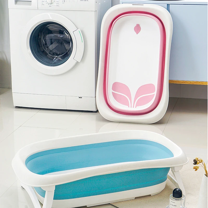 Cheap wholesale portable plastic folding bath tub small