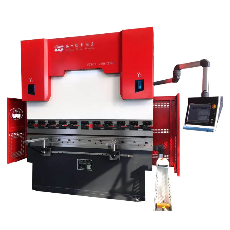 Automatic hydraulic CNC NC WC67Y-160T 2500mm  iron plate stainless steel Press Brake Machine Bending