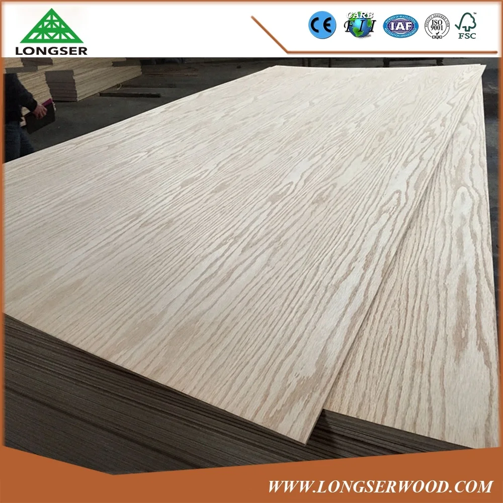 Cheap Natural America Oak Veneered MDF Board Malaysia Price