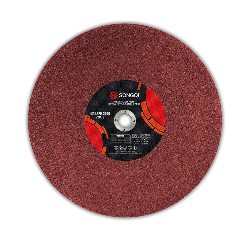SONGQI 14 Inch 355x2.5/3.2x25.4/32mm Abrasive Cutting Disc Cut off Wheel for Metal Cutting disc