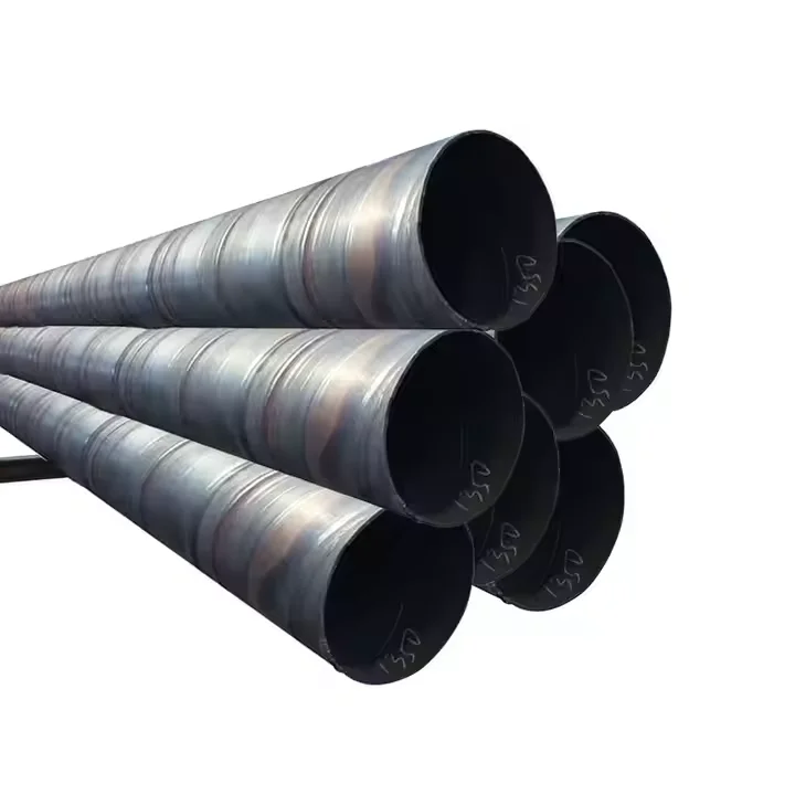 ASTM A53 A106 спиральная сварная труба из углеродистой стали API 5L Gr. X60 Нефтяной стальной трубопровод Высокая Растяжимая бесшовная котельная