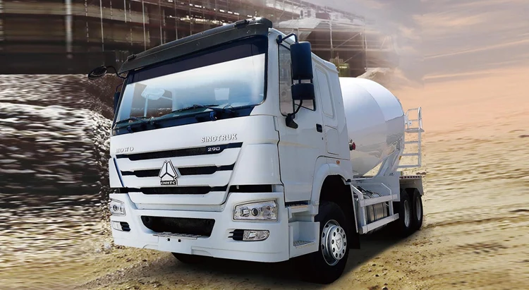 High performance concrete mixer agitator large capacity 380 hp Weichai 10 wheel factory use