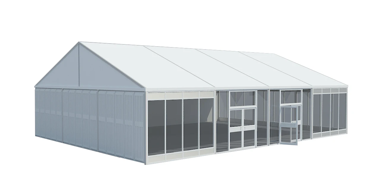 Professional High Quality Commercial Outdoor Warehouse Gazebo Tent for Weddings and Events Aluminum Steel Frame with PVC Cover