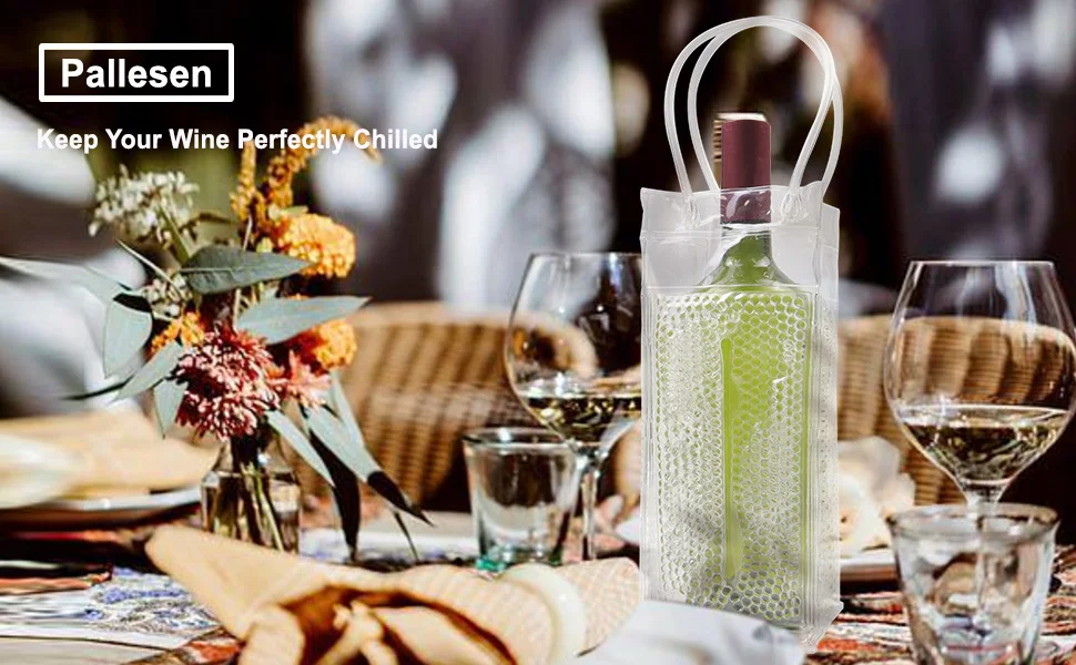 Keep Wine Beverages Cold Portable Insulator Sleeve For Champagne and Wine Bottles Cooler