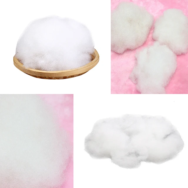 140G toy filling fireproof DIY crocheted fiber filling premium polyester fiberfil extra cuddly stuffing for pillow filling