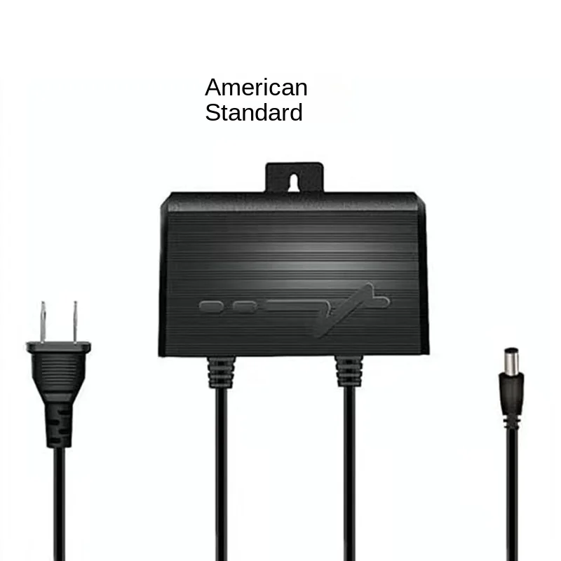 US-Europe British regulation power charger 12 V2A high-power waterproof adapter surveillance camera power cord