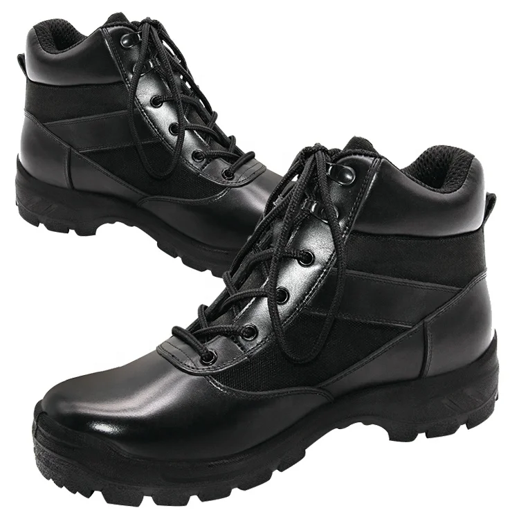 High Protection Function Leather Boots Protect Ankle Leather Boots Genderless Black Sports Shoes OEM Custom Winter Shoes for Men