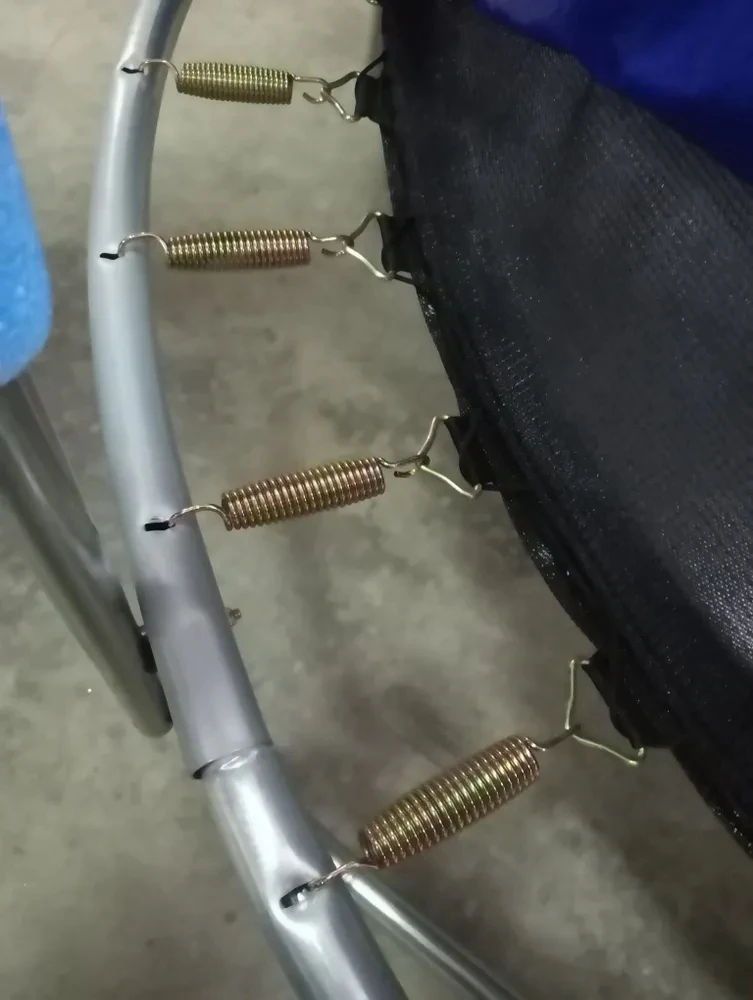 Customized 8ft/10ft/12ft Round Firm Trampoline Outdoor Strong Trampoline With Enclosure Net Non-Slip Ladder