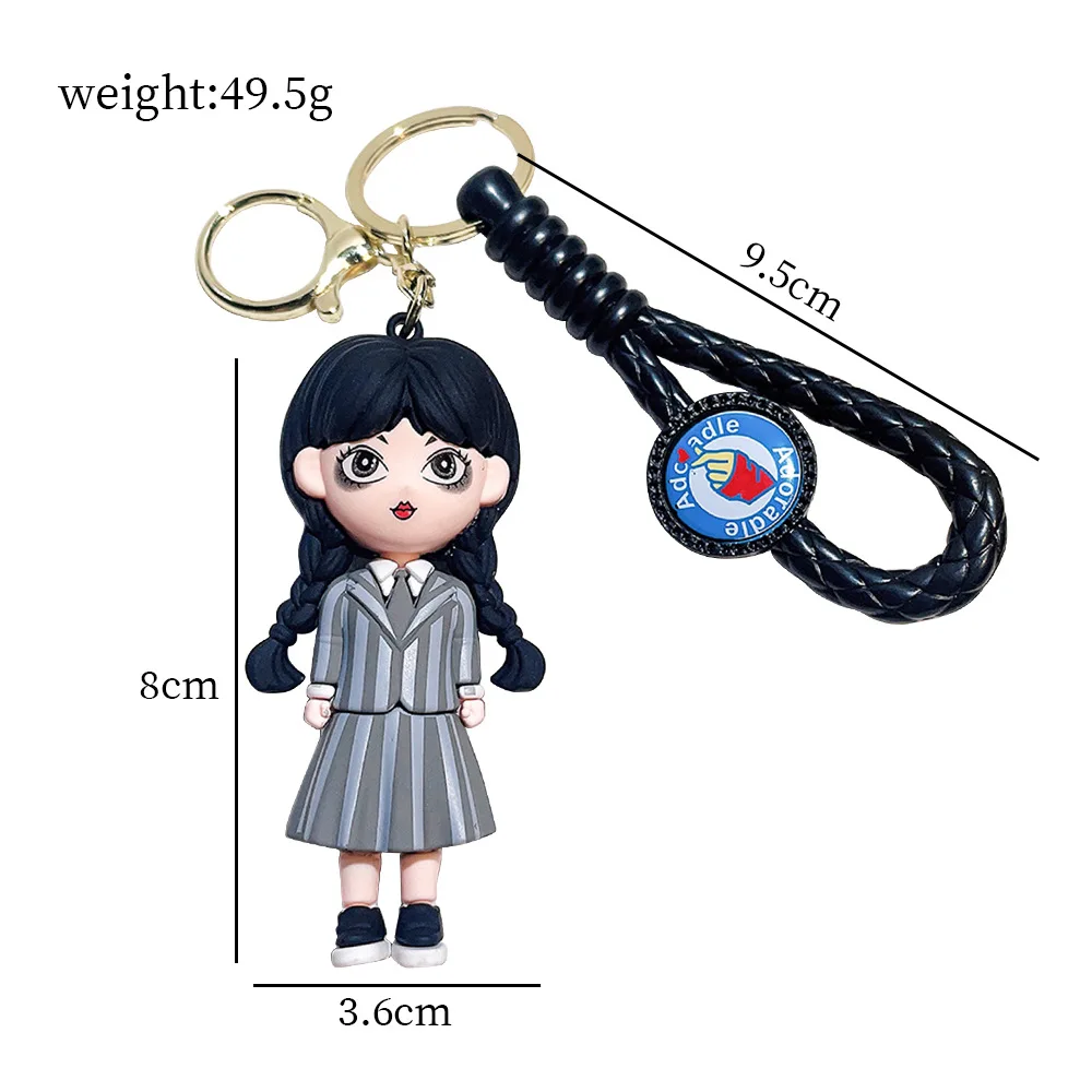 OEM Manufacturer Made Custom Logo Soft 2D 3D PVC Key ring 2023 New Style Cute Rubber PVC Anime Key Chain