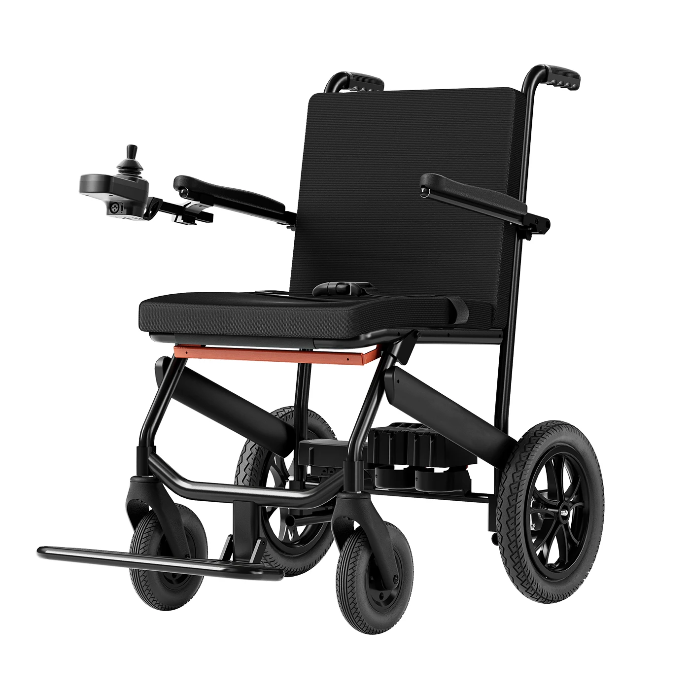 Aluminum Alloy Folding Power Chair Lightweight Portable Electric Wheelchair Remote Control Walker & Rollator for the Disabled
