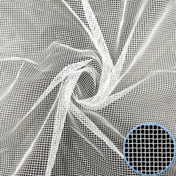 Soft comfortable clothing supply tulle fabric Wedding dress tulle fabric 100% polyester Breathable mesh fabric
