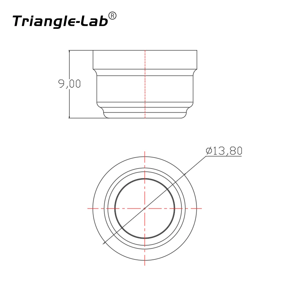 Trianglelab ZS MZE Silicone socks Within 300 degrees Celsius for ZS-MZE Melt zone extender
