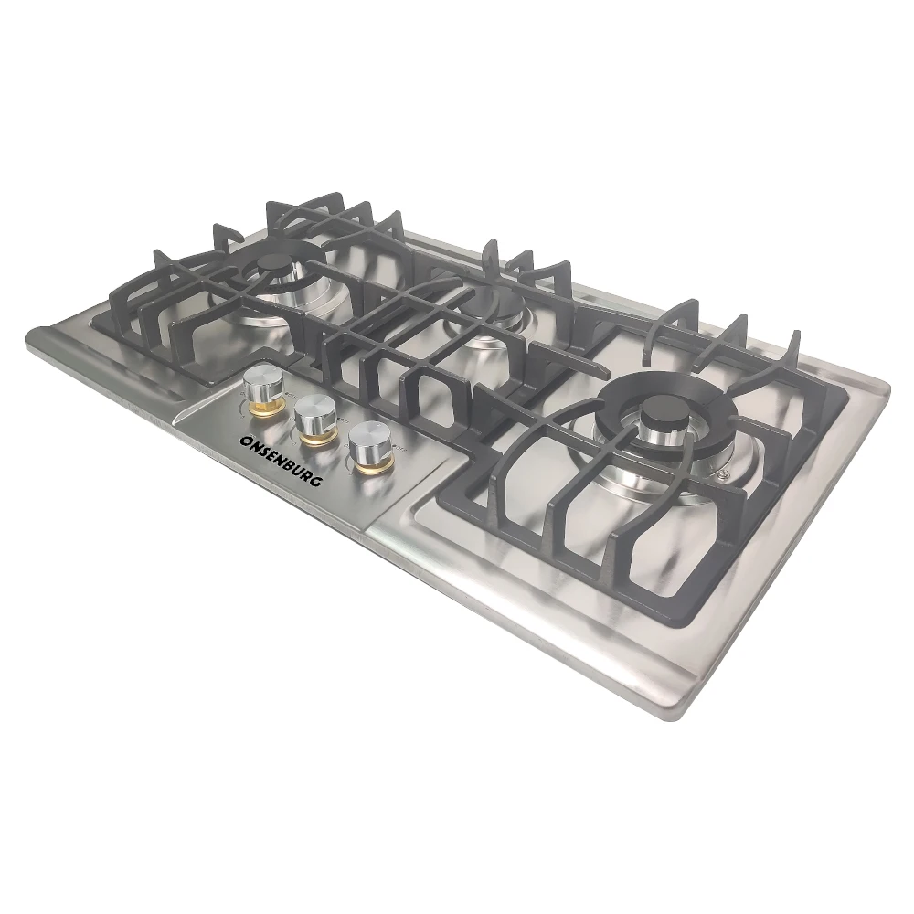 Kitchen appliance 3 Burner Gas Hob Restaurant Stove Cooker