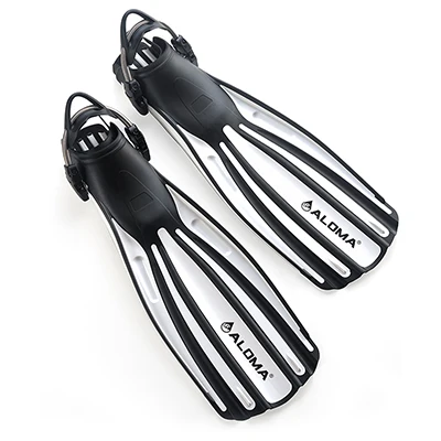 Custom Long fins OEM ODM Certified wholesale One-Stop Service Spring Adjustable Straps Diving Fins Scuba Free Diving Snorkeling