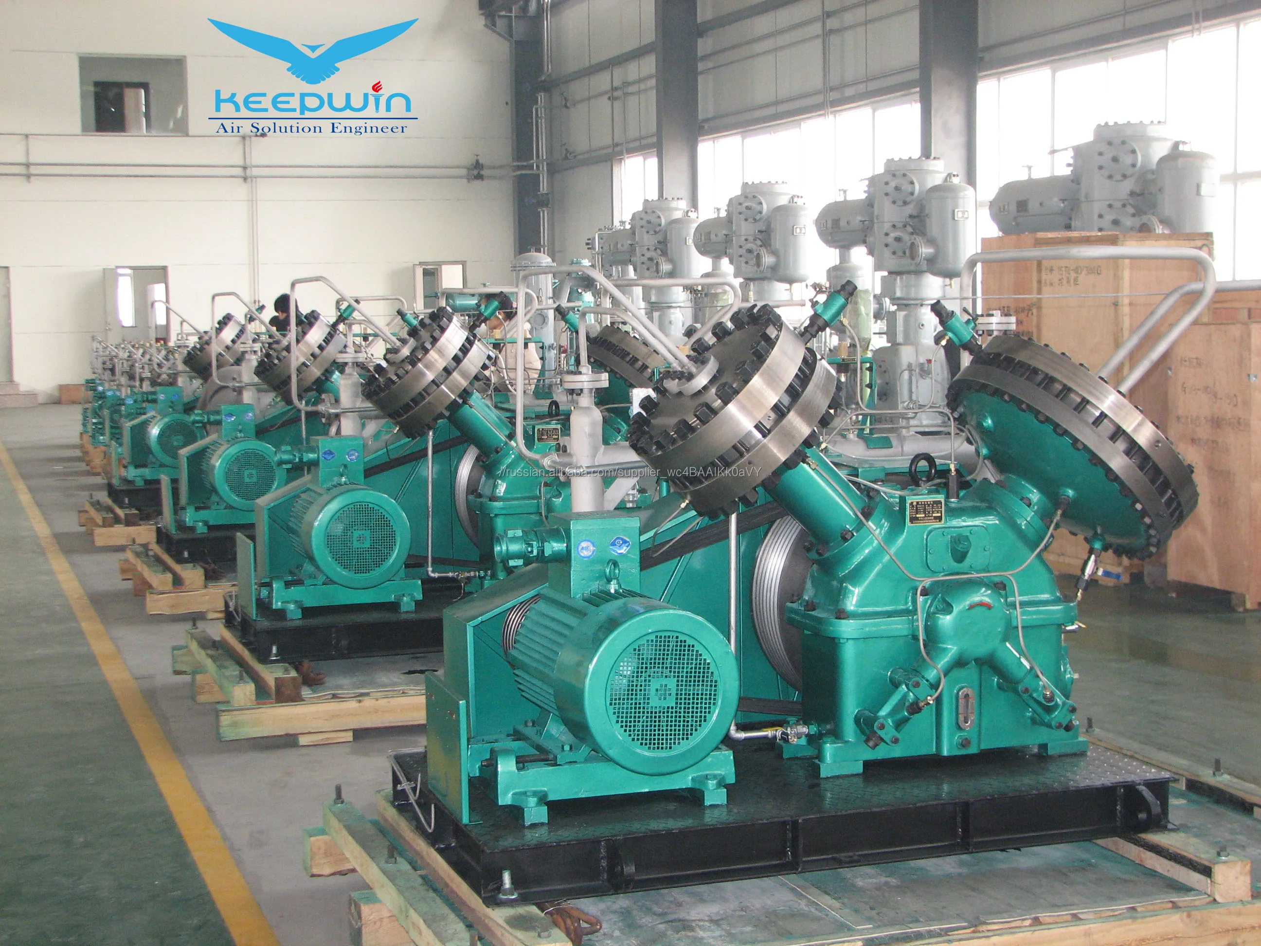 2.5m3/ч 250bar высокого давления CNG натуральный Gas100 % без масла мембранный поршневой компрессор