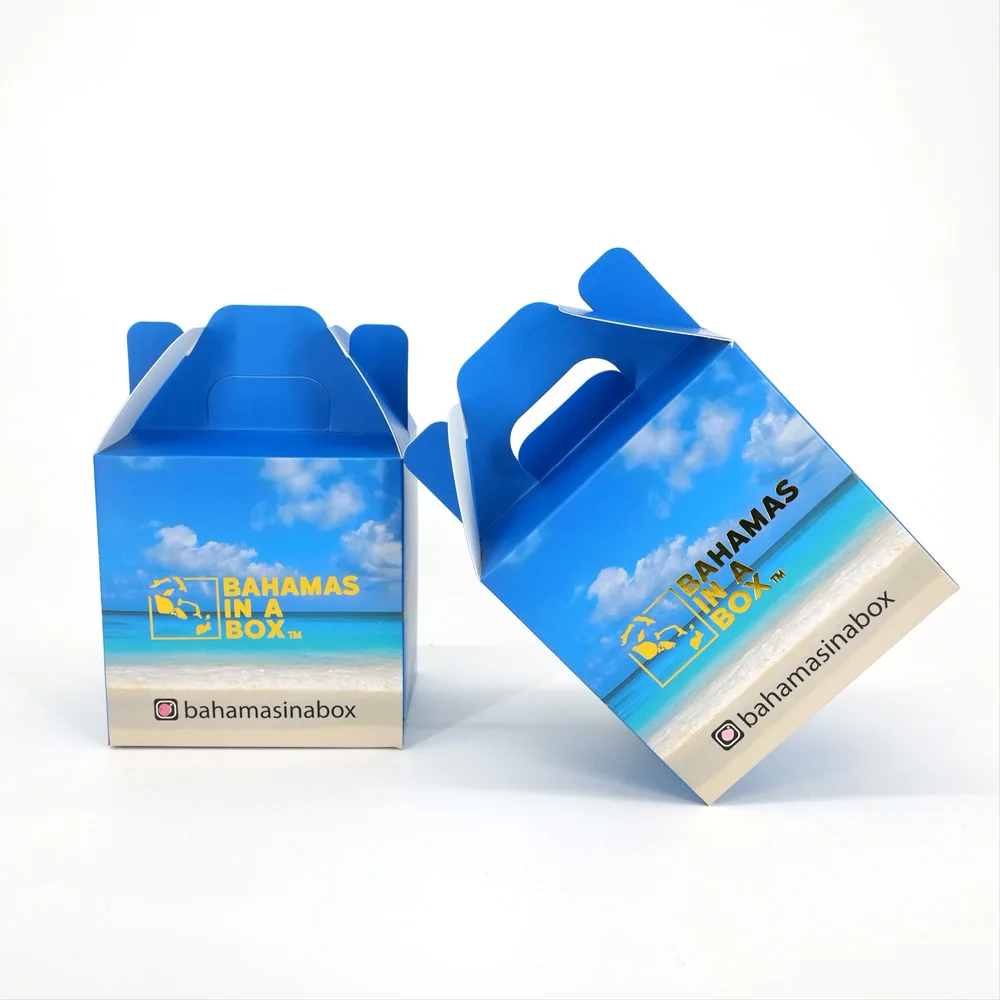 Custom all sides printed eco-friendly material corrugated packaging gift boxes