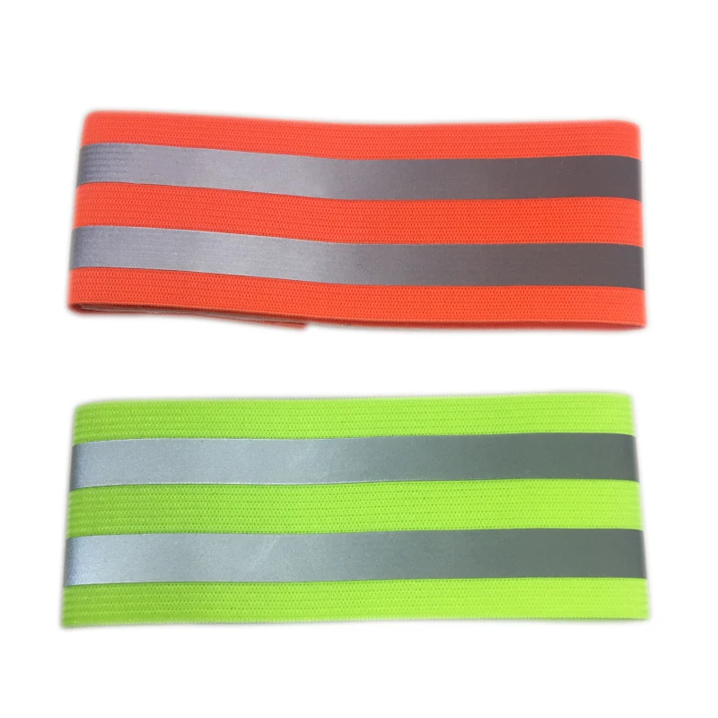 Reflective Elastic Bands Reflective Wristband Ankle Band for Night Cycling Reflective Armband