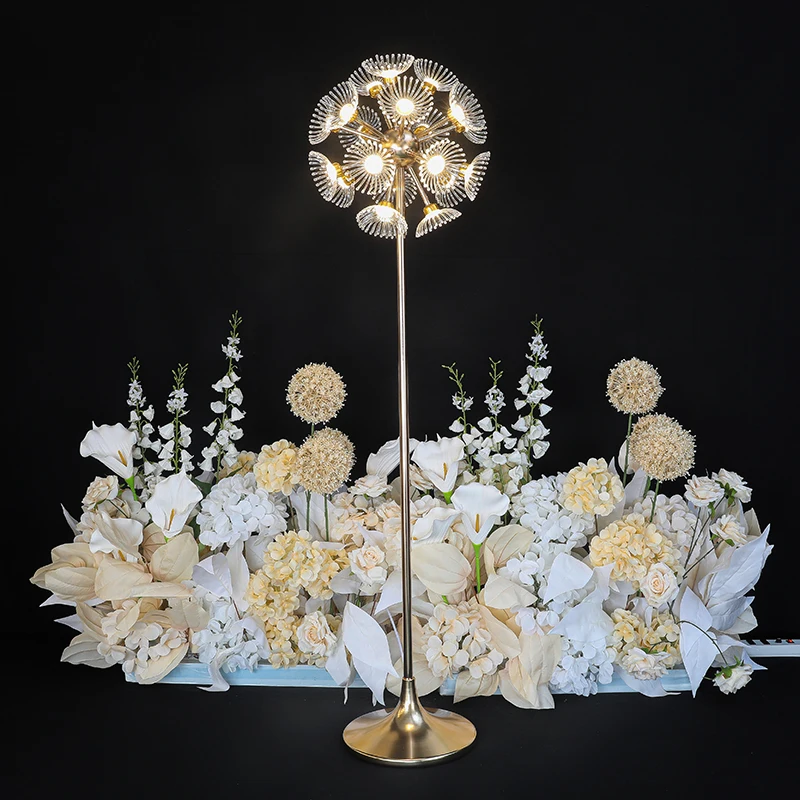 Hot selling adjustable dandelion floor lamp wedding stage decoration party atmosphere decoration props