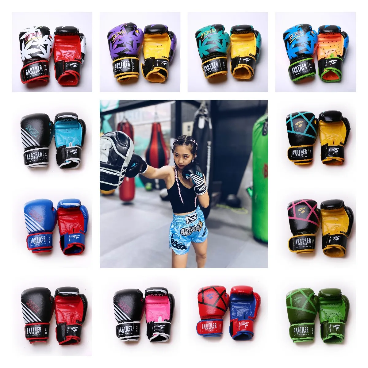 Wholesale Gym Boxing Gloves PU Boxing Training Gloves