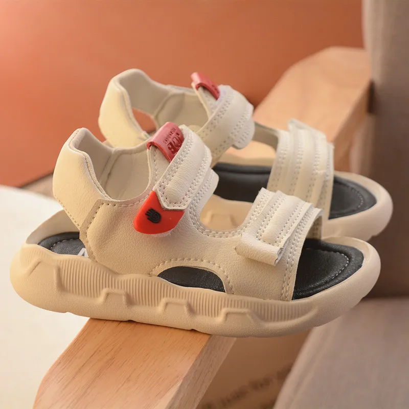 Fashion Lovely Solid Children Sandals Sports Summer Beach Girls Boys Shoes High Quality Breathable Cute Kids Sneakers Toddlers