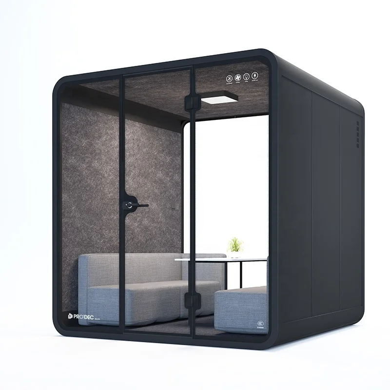 Prodec Acoustic: Mobile Product Studio Booth for Professionals Soundproof Office Pods Stylish Meeting Spaces