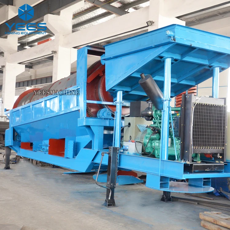 Портативное оборудование для добычи золота, мобильный троммель, экран для продажи