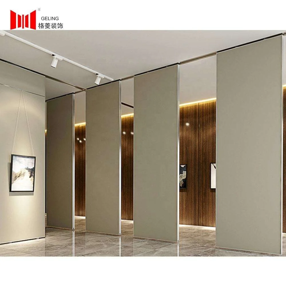 Factory Direct Supply Hotel Private Room Panel Mobile Partition Office Activity Soundproof Wall Folding Screen