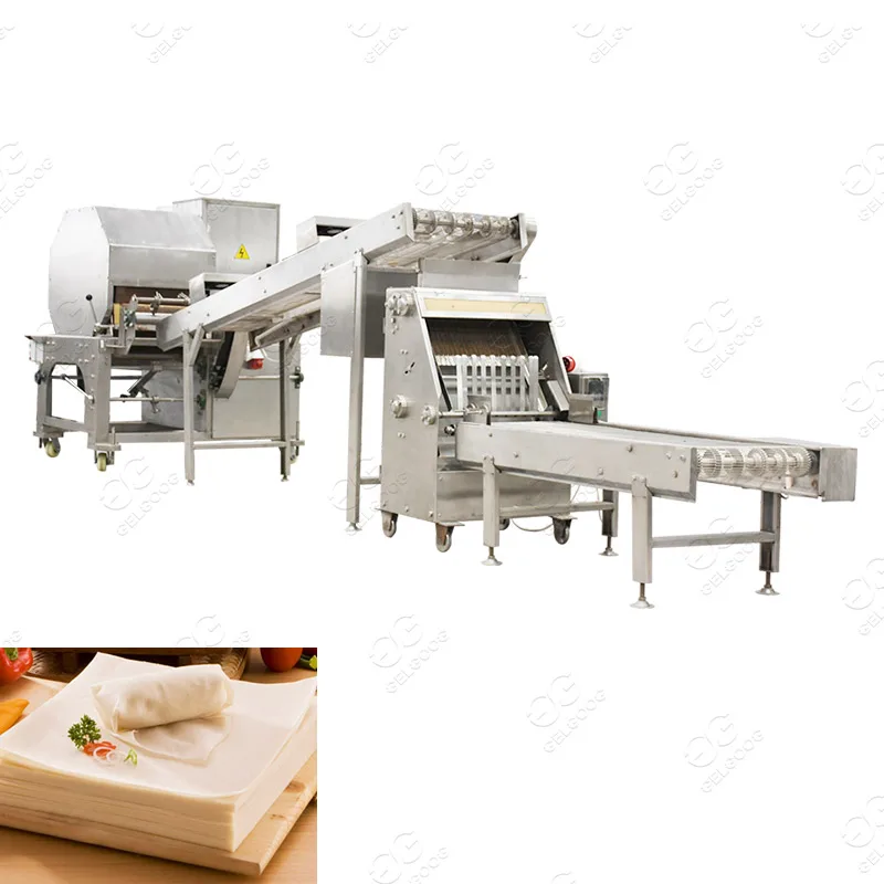 Gelgoog Автоматическая коммерческая машина для производства обертки яичных рулонов, Кондитерская Линия для производства выпечки, машина для производства пружинных рулонов, цена