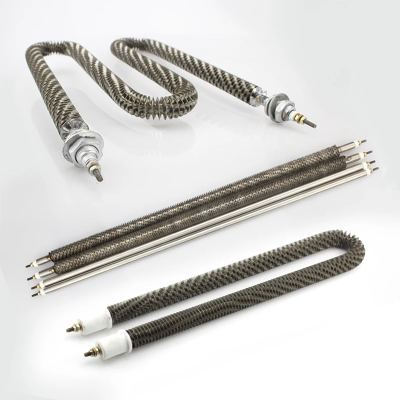 220V 380V AC 2.5KW 3KW 5KW Air Heating Elements for  Load Bank Finned Tube Heater
