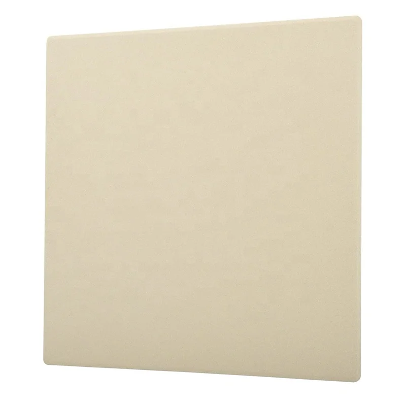 Hot Sale 12 inch Cordierite Pizza Stone Baking Refractory Heat Resistant Square Shape Pizza Oven Stone