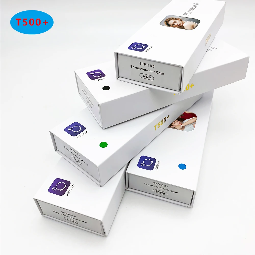 2021 1.75 Inch Full Touch Screen  T500 T500+ Reloj T500 Plus Seri 6 Smart Watch T500+ Plus Smartwatch
