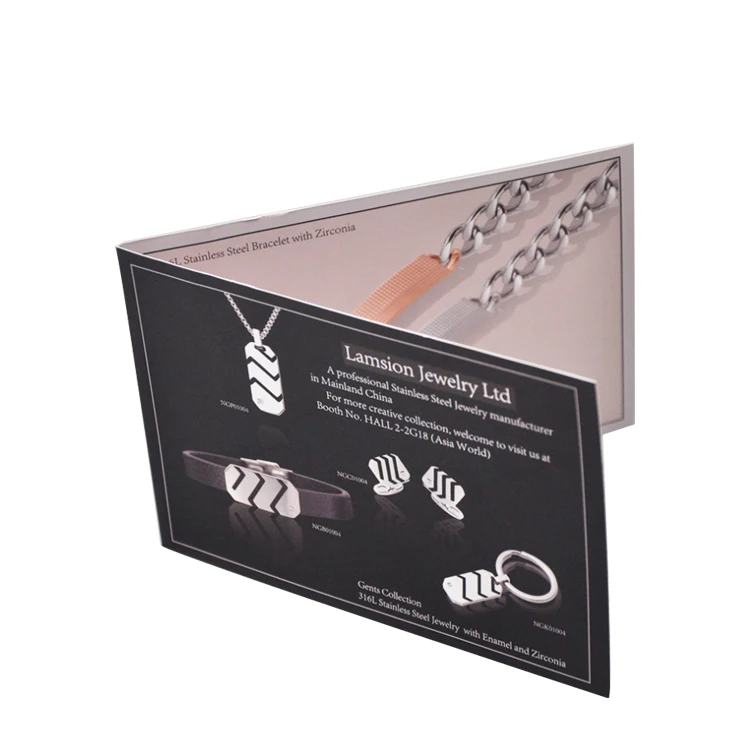 China Custom Cheap Brochure Printing Fold Booklet A6 Flyer Catalog Leaflet Printing in Guangzhou