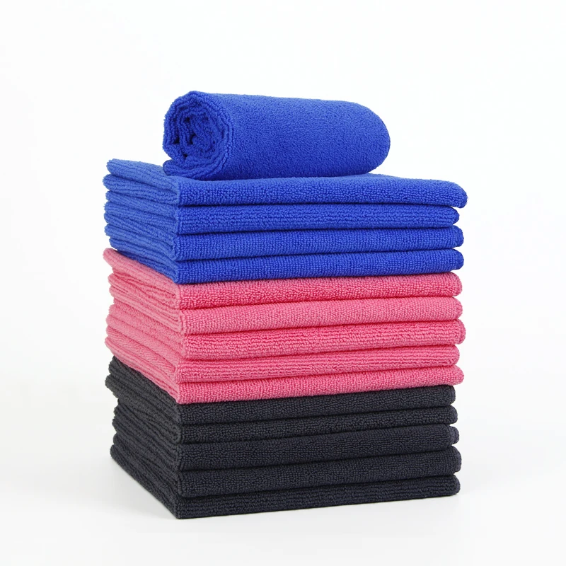 80% Polyester 20% Polyamide Cleaning Rags Microfiber Kitchen Cleaning Cloths Multicolor Dish Cloths 300GSM Microfiber Towel