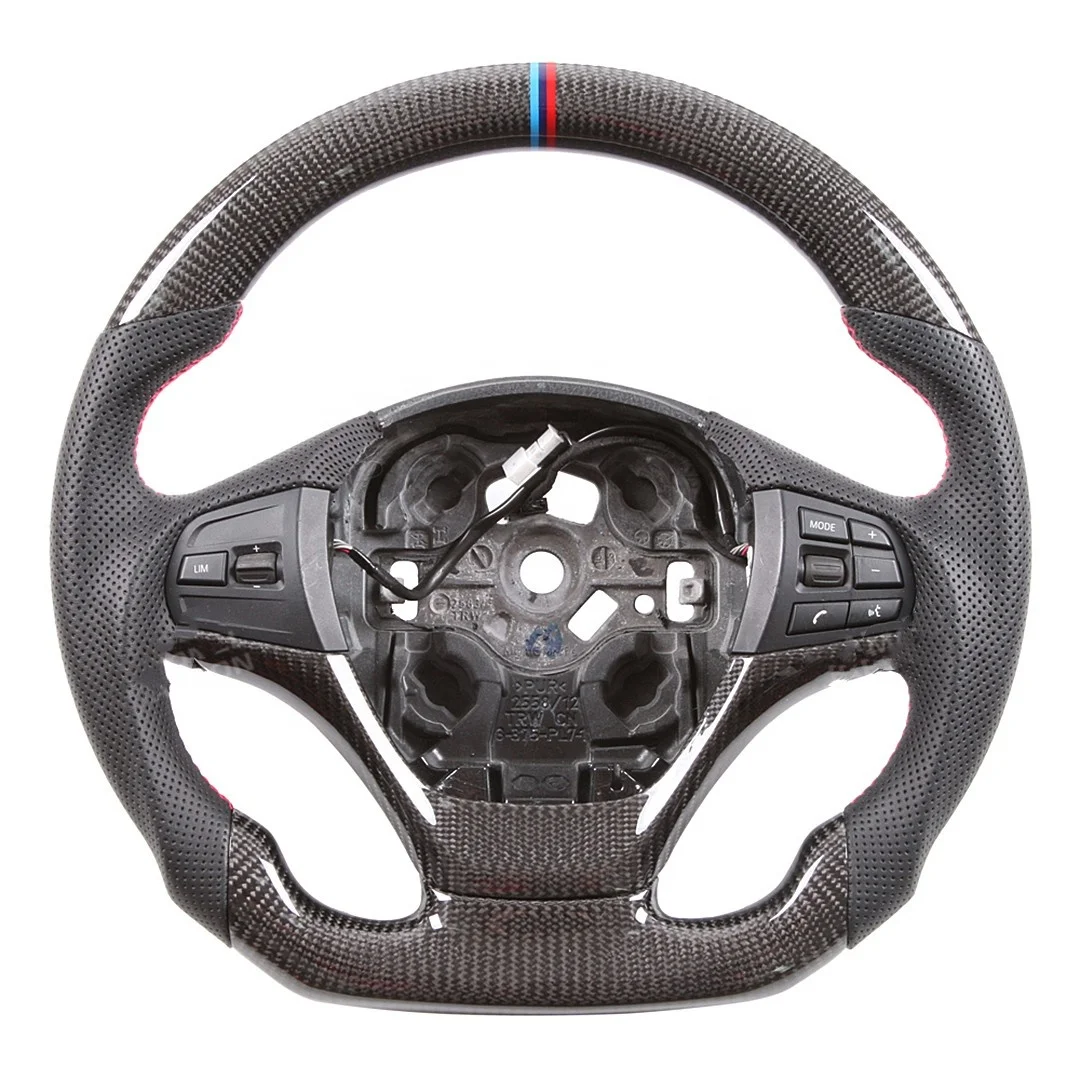 Customized Forged Carbon Fiber Steering Wheel For BMW E46 E81 E82 E87 E88 E90 E91 E92 E93 M3