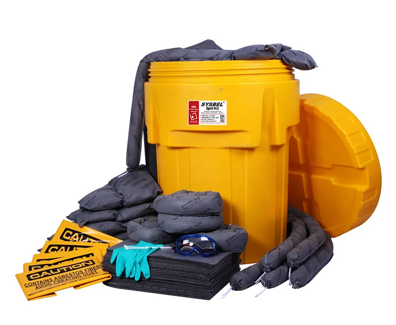 SYSBEL 21.5 Gal Universal emergency spill kit for oil absorbent